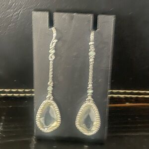 Elegant Silver Drop Earrings